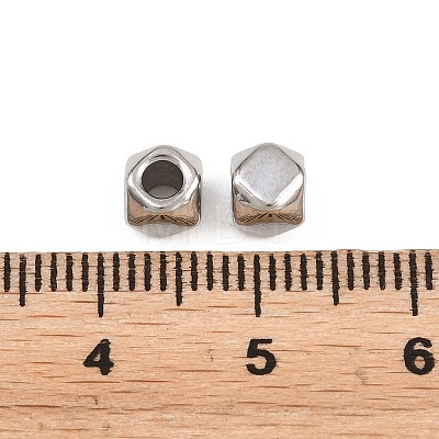 Irregular 304 Stainless Steel Beads STAS-D394-03O-P-1