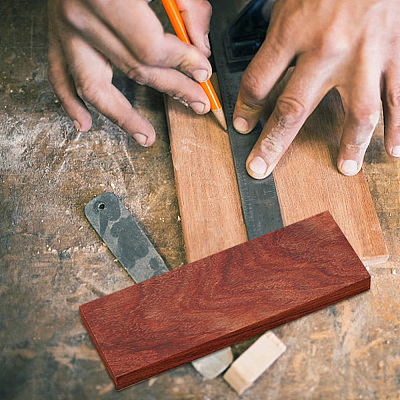 Unfinished Sandalwood for Knife Handle Crafts WOOD-WH0036-07-1