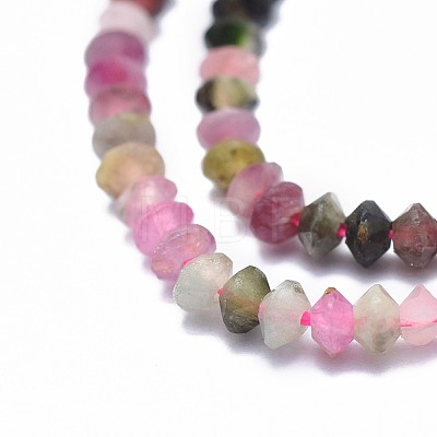 Natural Tourmaline Beads Strands G-I249-D04-02-1