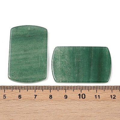 Natural Green Aventurine Pendants G-K354-14F-1