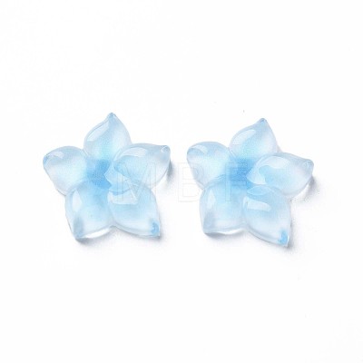 Transparent Epoxy Resin Cabochons X-CRES-S365-23B-1