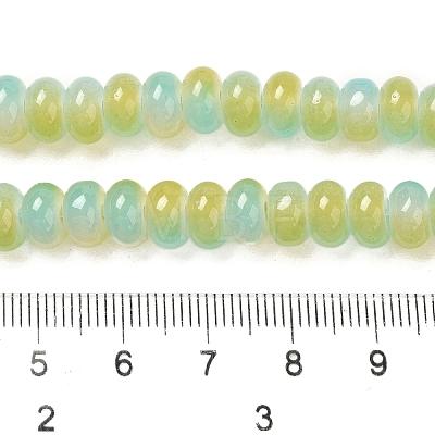 Baking Paint Glass Beads Strands DGLA-C003-01F-1