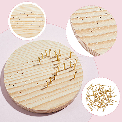 1Bag DIY String Art Kits DJEW-WR0001-22B-1