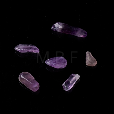 Natural Amethyst Chip Beads G-M364-12A-1