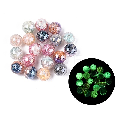 Luminous & UV Reactive Transparent Resin Beads RESI-Q234-01-1