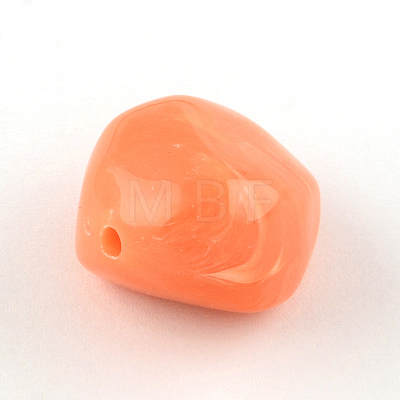 Nuggets Imitation Gemstone Acrylic Beads OACR-R044-16-1