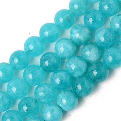 Natural Quartz Beads Strands G-T129-03-10mm-1