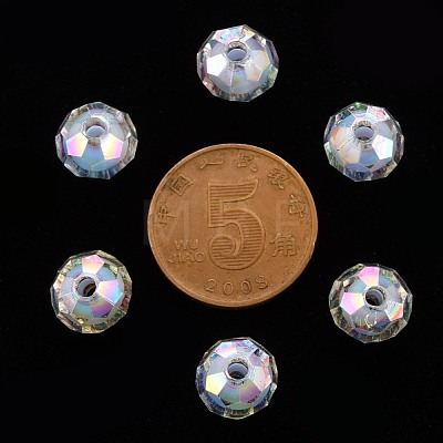 Transparent Acrylic Beads TACR-S152-04B-SS2113-1