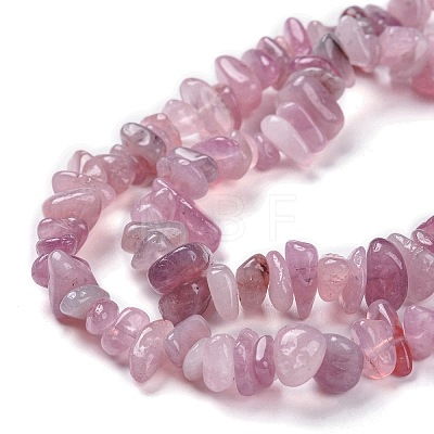 Natural Madagascar Rose Quartz Beads Strands G-O187-01-1