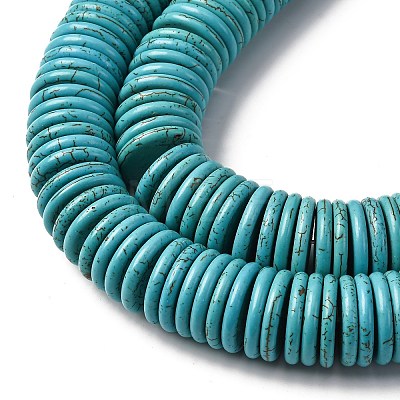 Synthetic Howlite Beads TURQ-20D-2-01-1