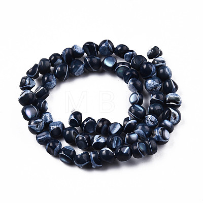 Natural Trochid Shell/Trochus Shell Beads Strands SSHEL-N032-48-A01-1