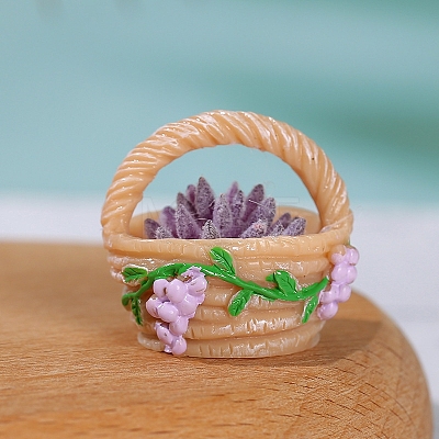 Flower Basket Resin Mini Model PW-WG0C47E-04-1