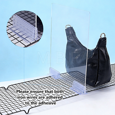 12Pcs PVC Panels Holder AJEW-OC0016-45-1