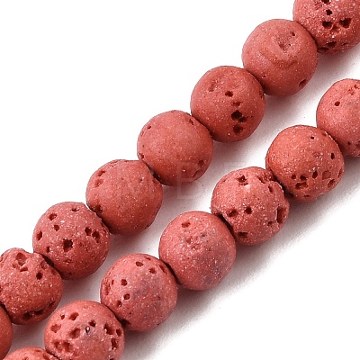 Dyed Synthetic Lava Rock Beads Strands GG-CBAAE19-06A-04-1