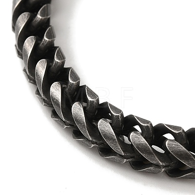 316 Surgical Stainless Steel Wheat Chain Bracelets BJEW-Q349-03B-02-1