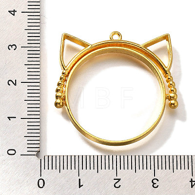 Alloy Open Back Bezel Pendants PALLOY-I223-06G-1