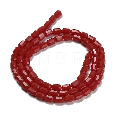 Opaque Glass Beads Strands GLAA-G112-04J-1