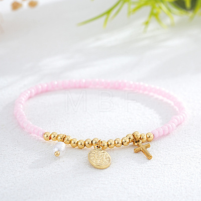 Adjustable 304 Stainless Steel Charm Bracelets KR8623-7-1