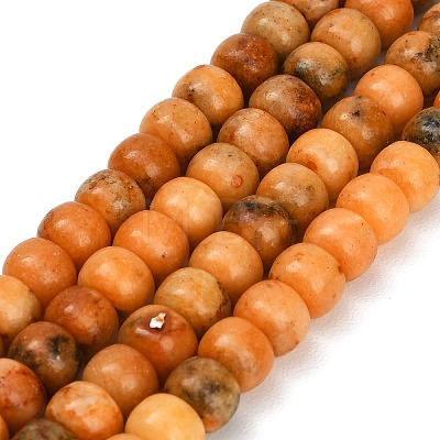 Dyed Natural White Jade Beads Strands GG-CBAA20A-01A-08-1
