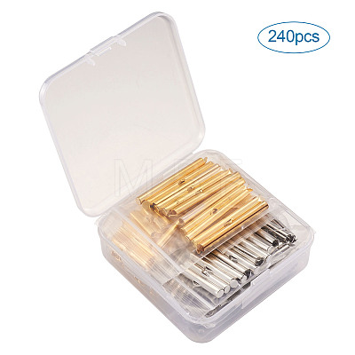 Iron Slide On End Clasp Tubes FIND-PJ0001-01-1