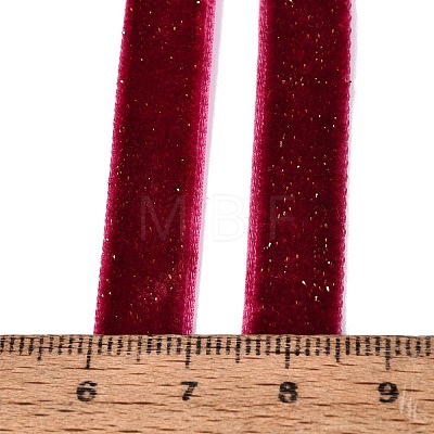Glitter Sparkle Single Face Velvet Ribbon SRIB-Q023-01B-01-1