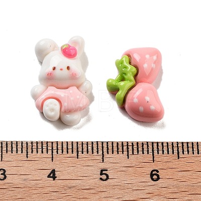 Cute Opaque Resin Decoden Cabochons RESI-S04-01-1