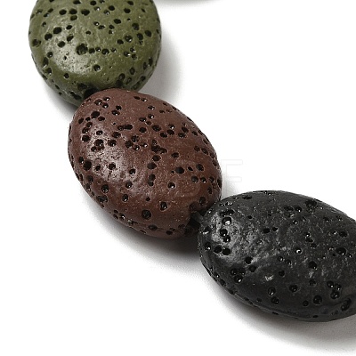 Natural Lava Rock Beads Strands G-O126-03A-19-1