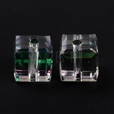 Electroplate Transparent Glass Beads EGLA-B003-01B-12-1