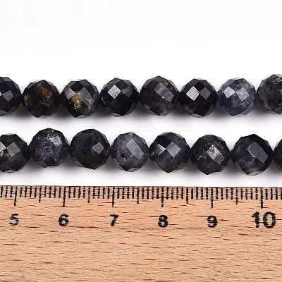 Natural Cordierite/Iolite/Dichroite Beads Strands G-S345-8mm-27-1