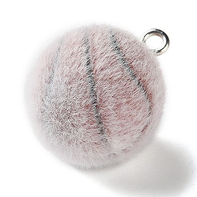 Flocking Opaque Sports Theme Resin Pendants RESI-D017-01B-P-1