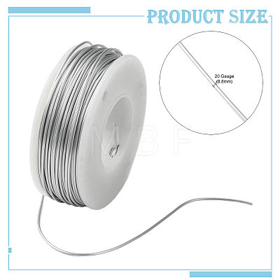 Matte Round Aluminum Wire AW-G001-M-0.8mm-01-1