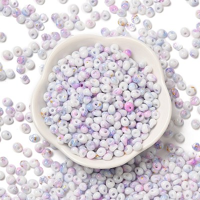 Baking Paint Glass Seed Beads SEED-F006-01A-03-1