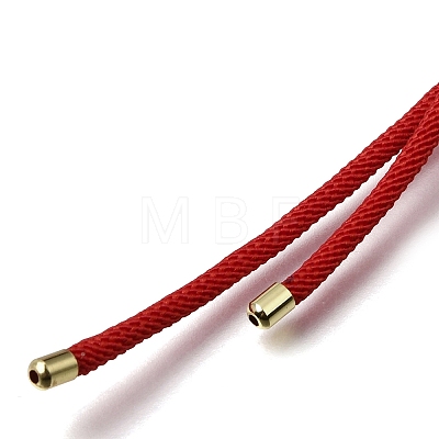2.5MM Adjustable Braided Nylon Cords Necklace Making FB-CBAA152-02G-28-1
