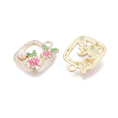 Alloy Enamel Pendants ENAM-N069-13KCG-01-1