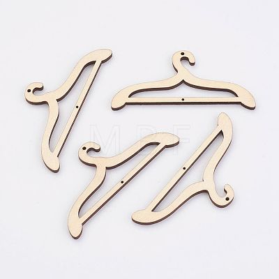 Undyed Wooden Pendant LS-WOOD-K005-10-1