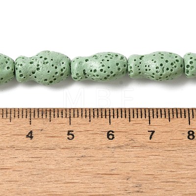 Natural Lava Rock Beads Strands G-U007-01G-1