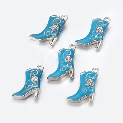 Alloy Enamel Pendants X-E516-1-1