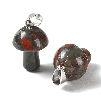 Natural African Bloodstone Pendants GG-CBAA0EE-05P-09-1