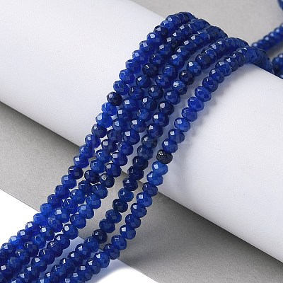 Dyed Natural Malaysia Jade Rondelle Beads Strands G-E316-2x4mm-68-1