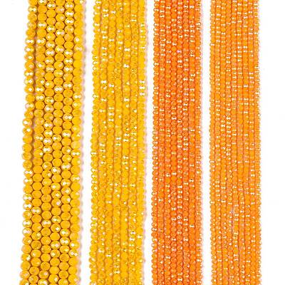 Electroplate Glass Beads Strands LS-EGLA-A044-P3mm-B29-1