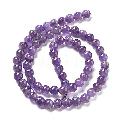 Natural Amethyst Beads Strand GSR6mmC062-2-1