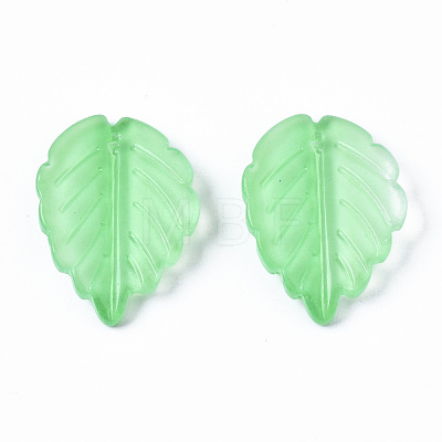 Spray Painted Glass Pendants GLAA-N042-004-A03-1