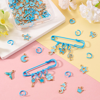 DIY Brooch Making Kits DIY-TA0014-89-1