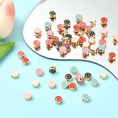 20Pcs Alloy Enamel Beads FIND-YW0009-18A-1