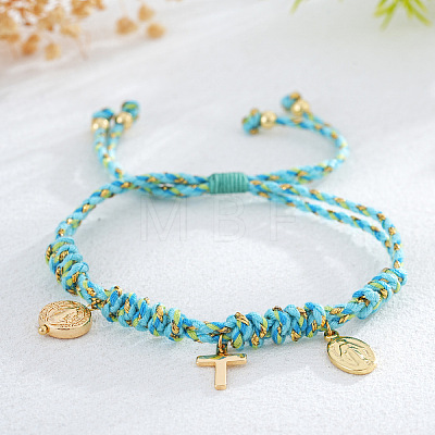Brass Charm Bracelets OD9746-1-1