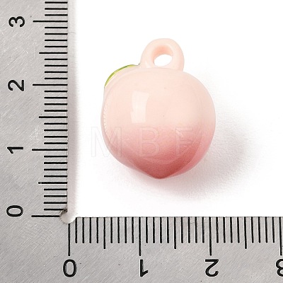 Opaque Resin Imitation Fruit Pendants RE-CBAE54B-02C-1