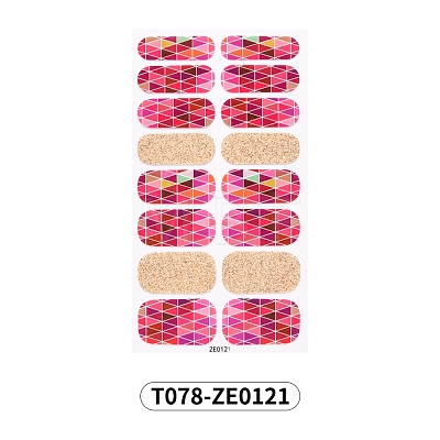 Nail Art Full Cover Nail Art Wrap MRMJ-T078-ZE0121-1