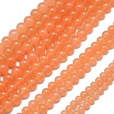 Natural Malaysia Jade Beads Strands G-L645-C01-6mm-20-1