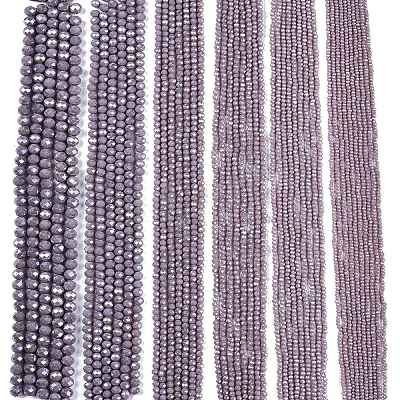 Electroplate Glass Beads Strands LS-EGLA-A044-P3mm-A13-1