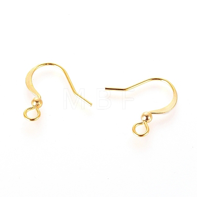 Long-Lasting Plated Brass French Earring Hooks X-KK-K204-137G-NF-1